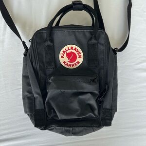 Black Fjallraven Kanken Sling Bag